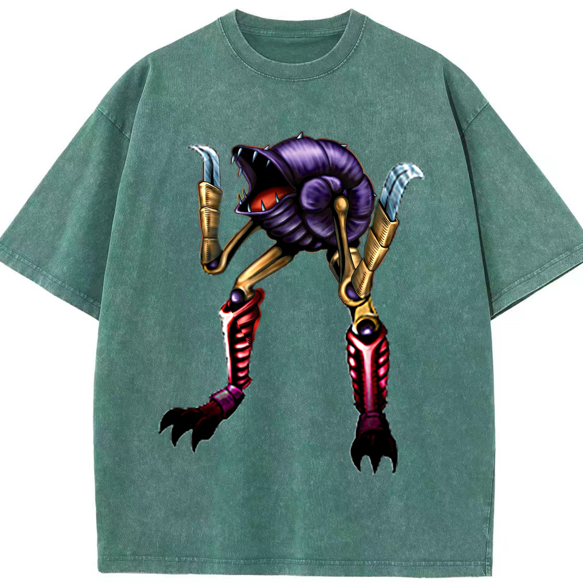 （画像用） 遊☆戯☆王 Yu-Gi-Oh! 綿100% ヴィンテージ風 半袖Tシャツ（フロントプリント）